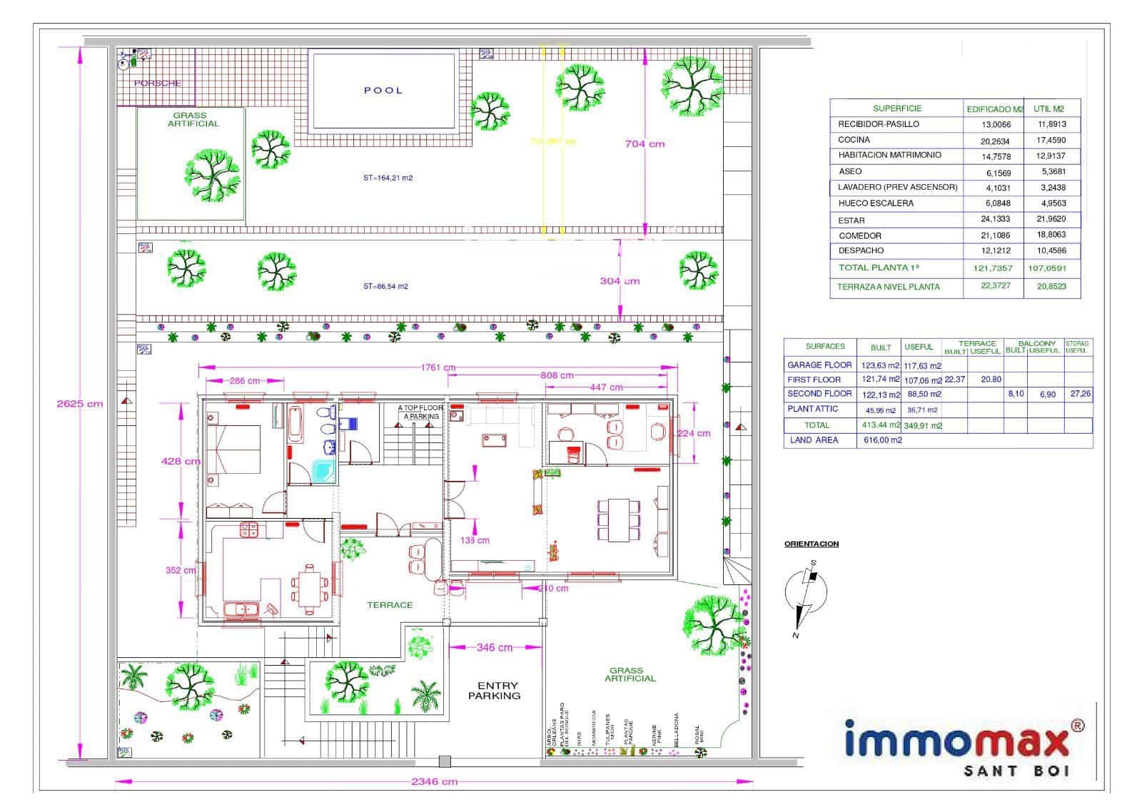 5 makuuhuone Huvila myytävänä paikassa Sant Just Desvern mukana uima-altaan 
autotalli - 1 100 000 € (Ref: 9605444)