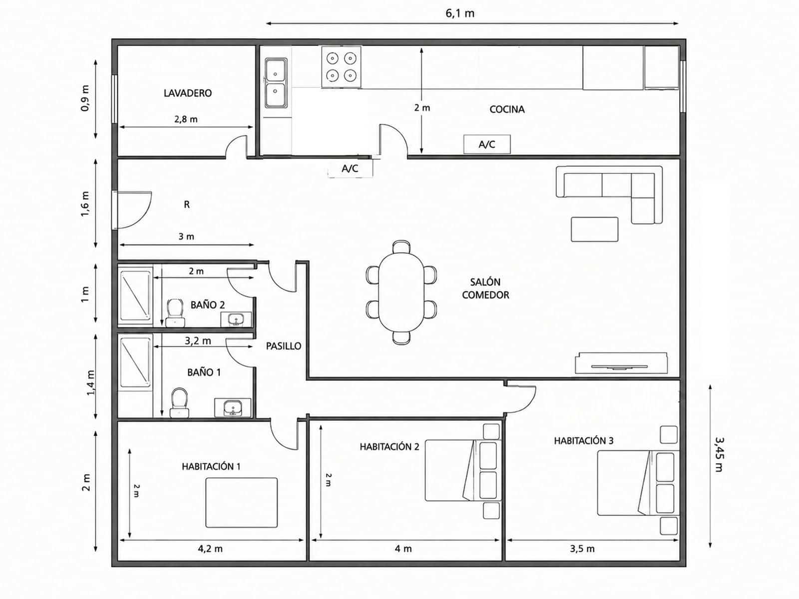3 bedroom Flat for sale in Vilanova i la Geltru - € 239,000 (Ref: 9973670)