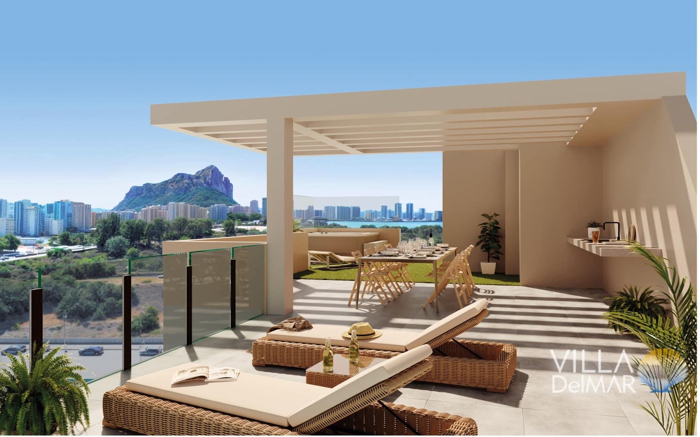 2 quarto Apartamento para venda em Calpe / Calp com piscina garagem - 385 000 € (Ref: 10139068)