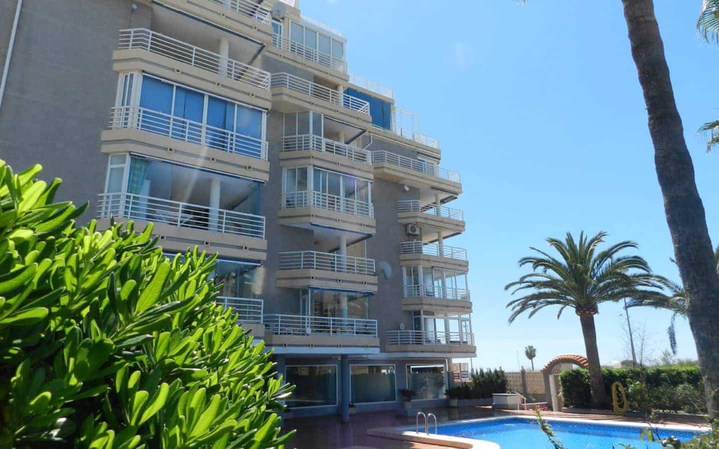 3 sovrum Strandlägenhet för semesterbostäder i Calpe / Calp med pool garage - 624 € (Ref: 7426290)