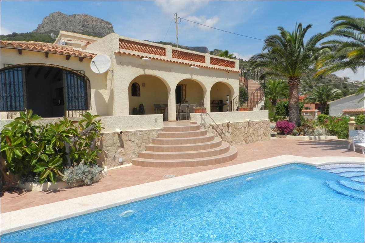 3 sovrum Villa för semesterbostäder i Calpe / Calp med pool - 945 € (Ref: 7459236)