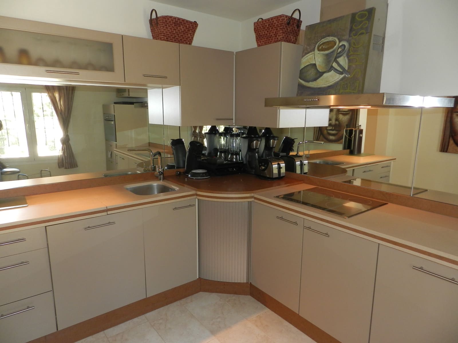 3 Zimmer Ferienvilla in Calpe / Calp mit Pool Garage - 1.194 € (Ref: 7471877)