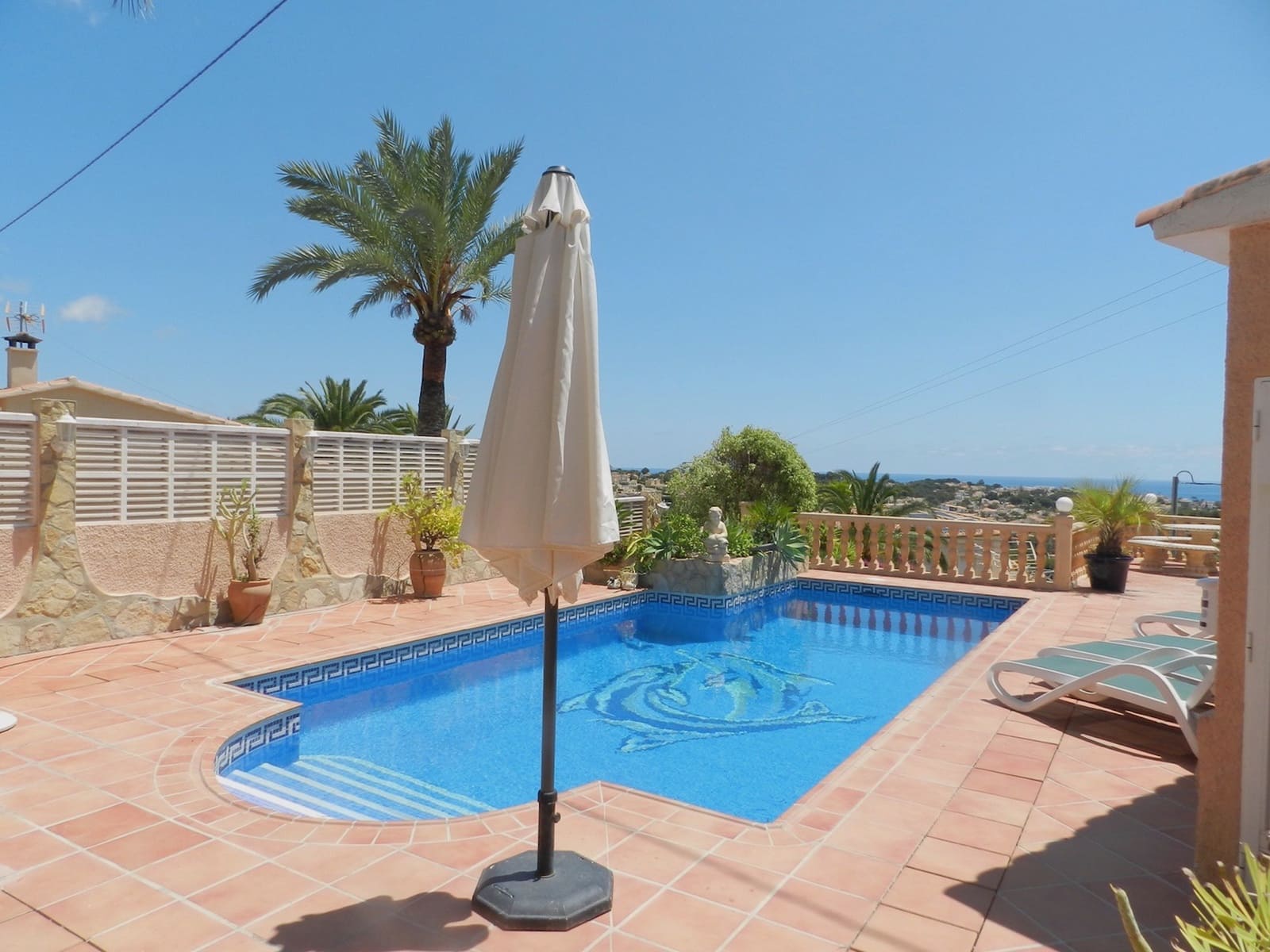 4 Zimmer Ferienvilla in Calpe / Calp mit Pool Garage - 1.188 € (Ref: 7981654)