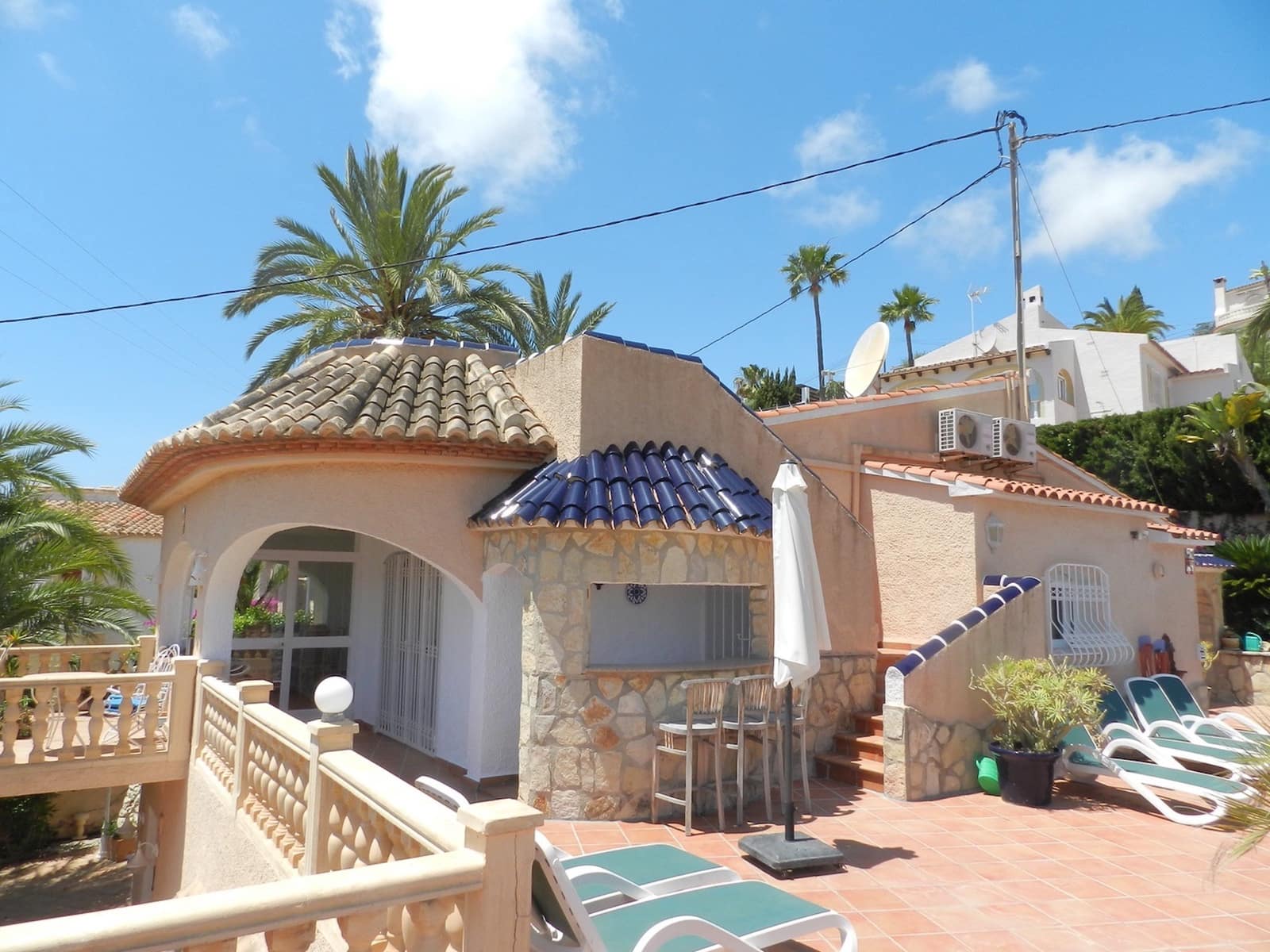 4 Zimmer Ferienvilla in Calpe / Calp mit Pool Garage - 1.188 € (Ref: 7981654)