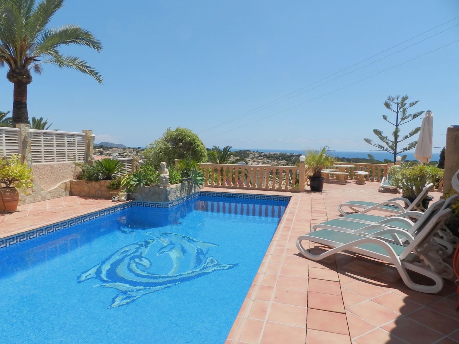 4 Zimmer Ferienvilla in Calpe / Calp mit Pool Garage - 1.188 € (Ref: 7981654)