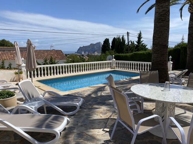 Villa/Maison de 4 chambres de location de vacances à Cometa - Carrió, Calpe / Calp avec piscine garage - 1 034 € (Ref: 7998055)