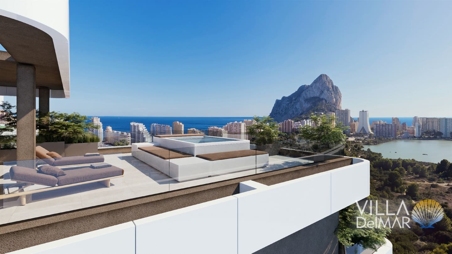 3 quarto Penthouse para venda em Calpe / Calp com piscina garagem - 1 562 000 € (Ref: 8714551)