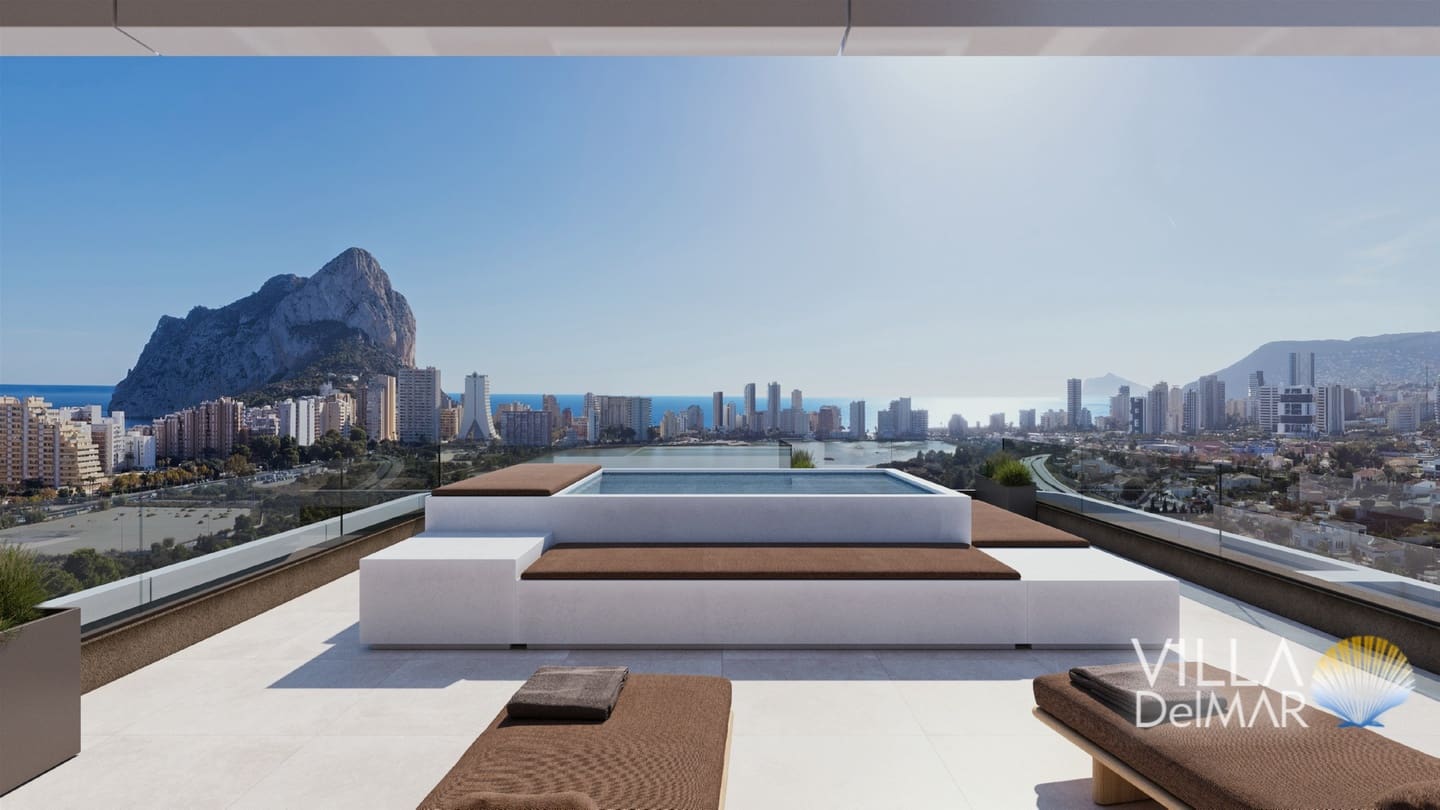 3 quarto Penthouse para venda em Calpe / Calp com piscina garagem - 1 562 000 € (Ref: 8714551)