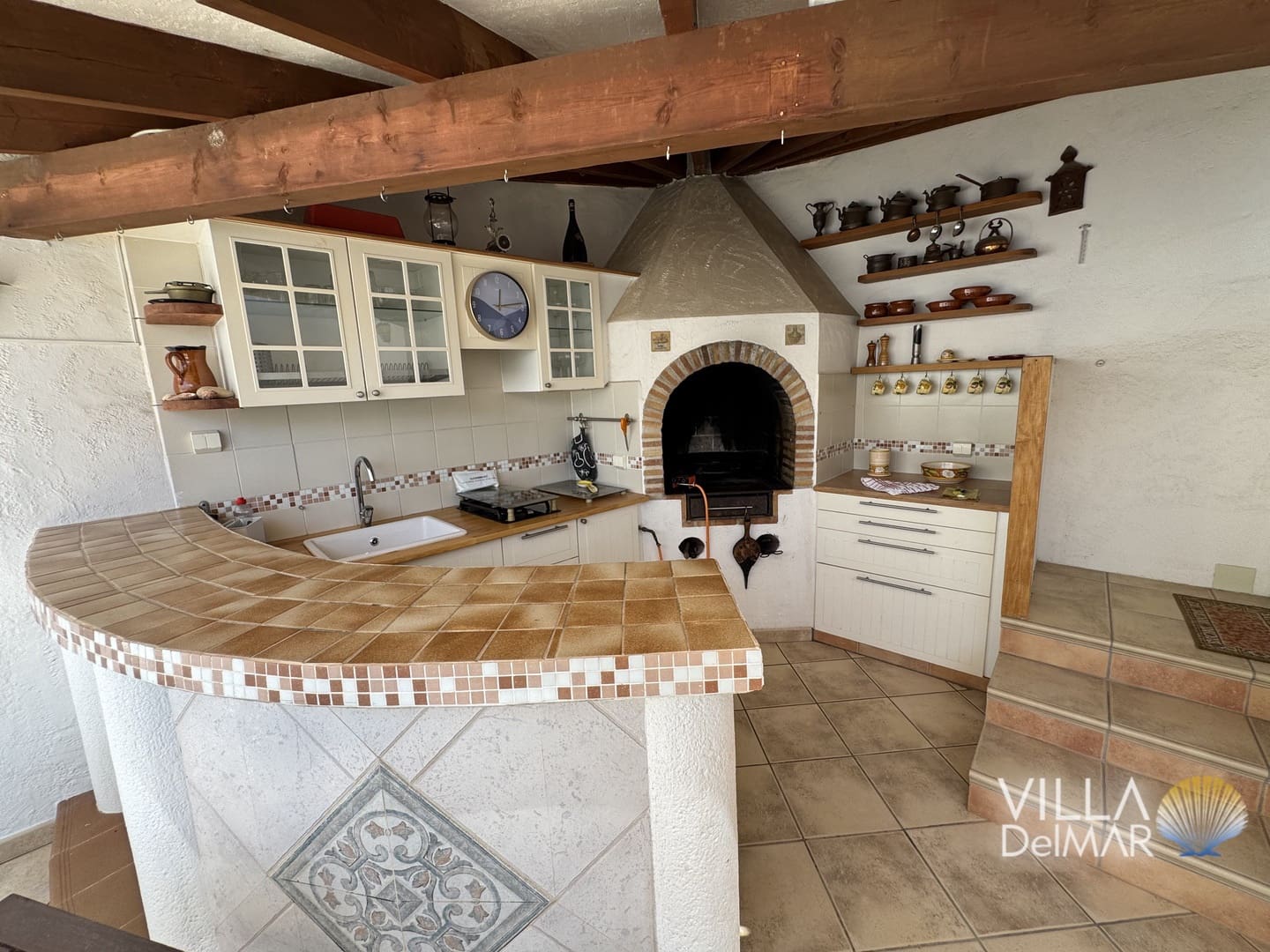 3 Zimmer Ferienvilla in Calpe / Calp mit Pool Garage - 1.008 € (Ref: 9146070)