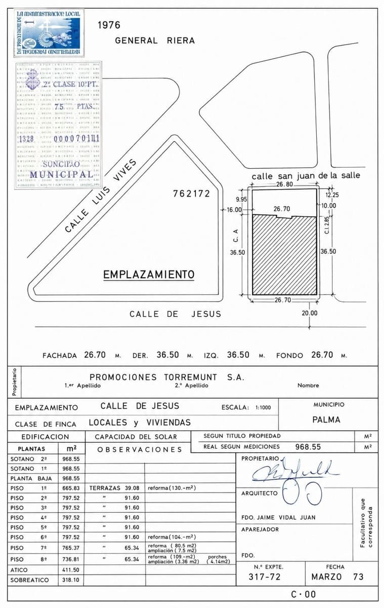 5 soveværelse Lejlighed til salg i Palma de Mallorca med garage - € 1.150.000 (Ref: 9843726)
