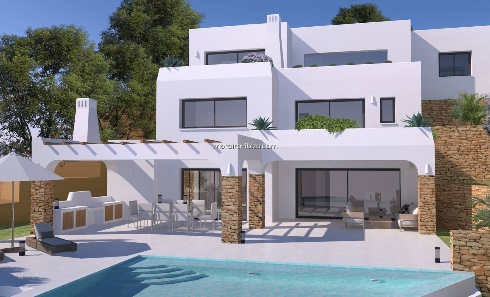 4 Zimmer Villa zu verkaufen in Moraira mit Pool Garage - 2.600.000 € (Ref: 8467694)
