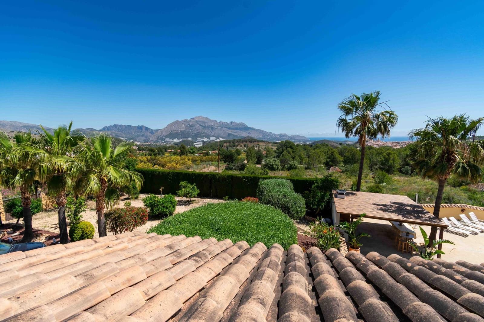 4 Zimmer Villa zu vermieten in Polop mit Pool Garage - 3.500 € (Ref: 8059458)