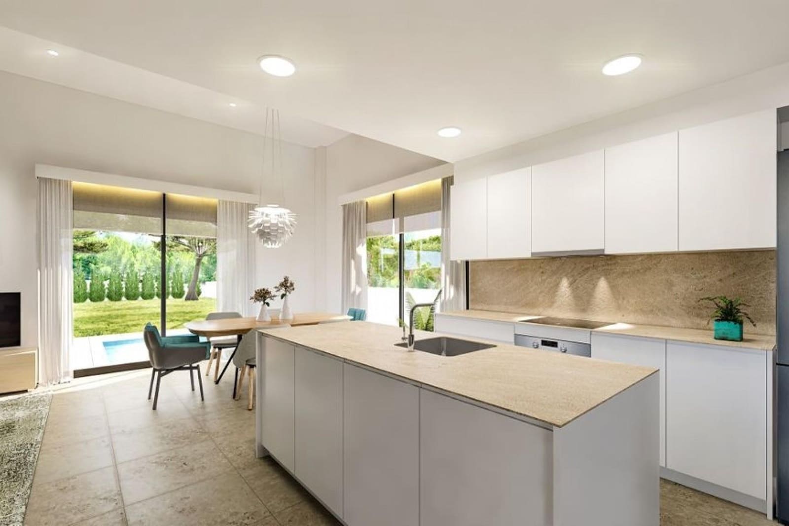 3 Zimmer Villa zu verkaufen in Finestrat mit Pool Garage - 595.000 € (Ref: 8059615)