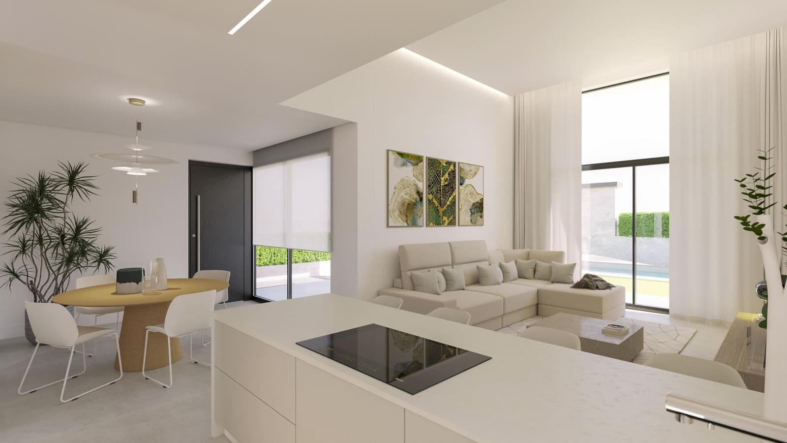 3 bedroom Villa for sale in Finestrat with pool garage - € 549,000 (Ref: 8059632)