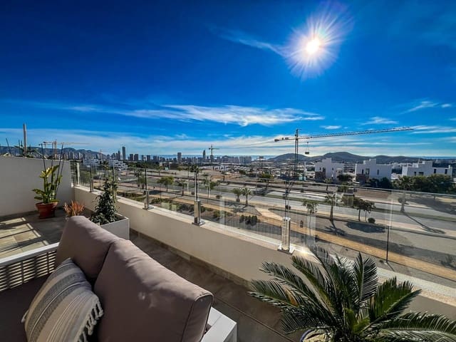 3 soveværelse Penthouse til salg i Finestrat med swimmingpool garage - € 479.000 (Ref: 8662822)