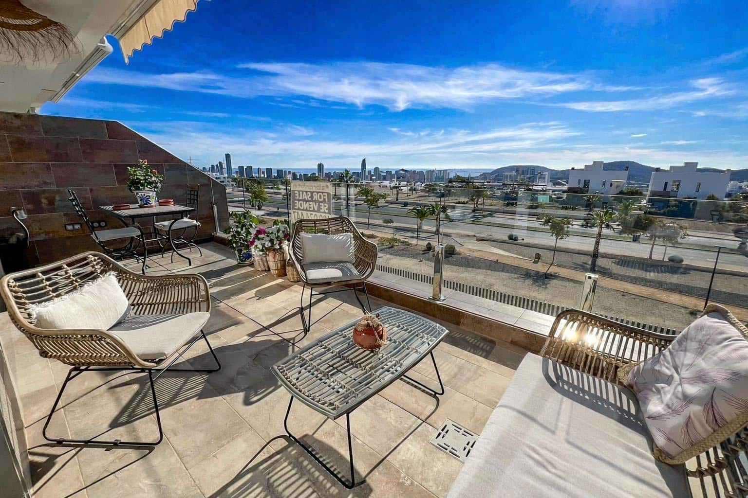 3 sypialnia Penthouse na sprzedaż w Finestrat z basenem garażem - 479 000 € (Ref: 8662822)