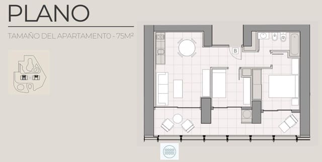 2 soverom Leilighet til salgs i Benidorm med svømmebasseng - € 485 000 (Ref: 8879994)