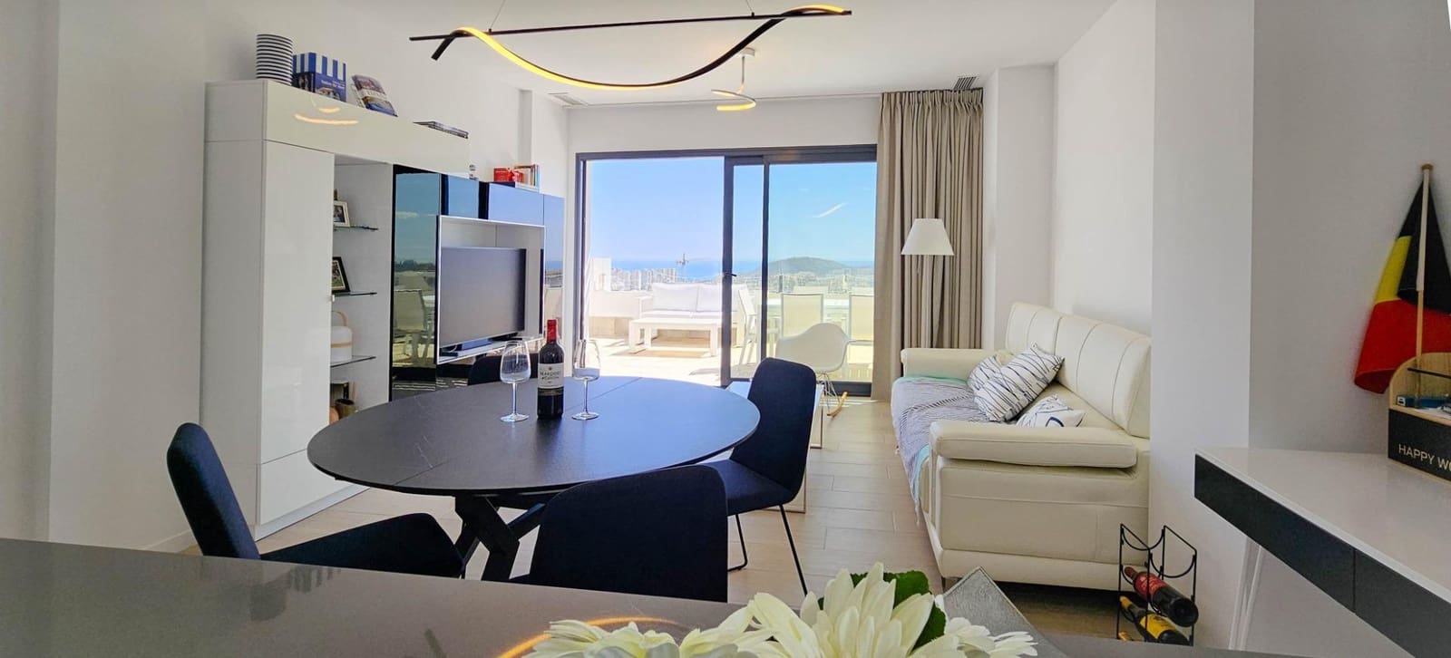 2 bedroom Apartment for sale in Finestrat with pool - € 375,000 (Ref: 8943968)