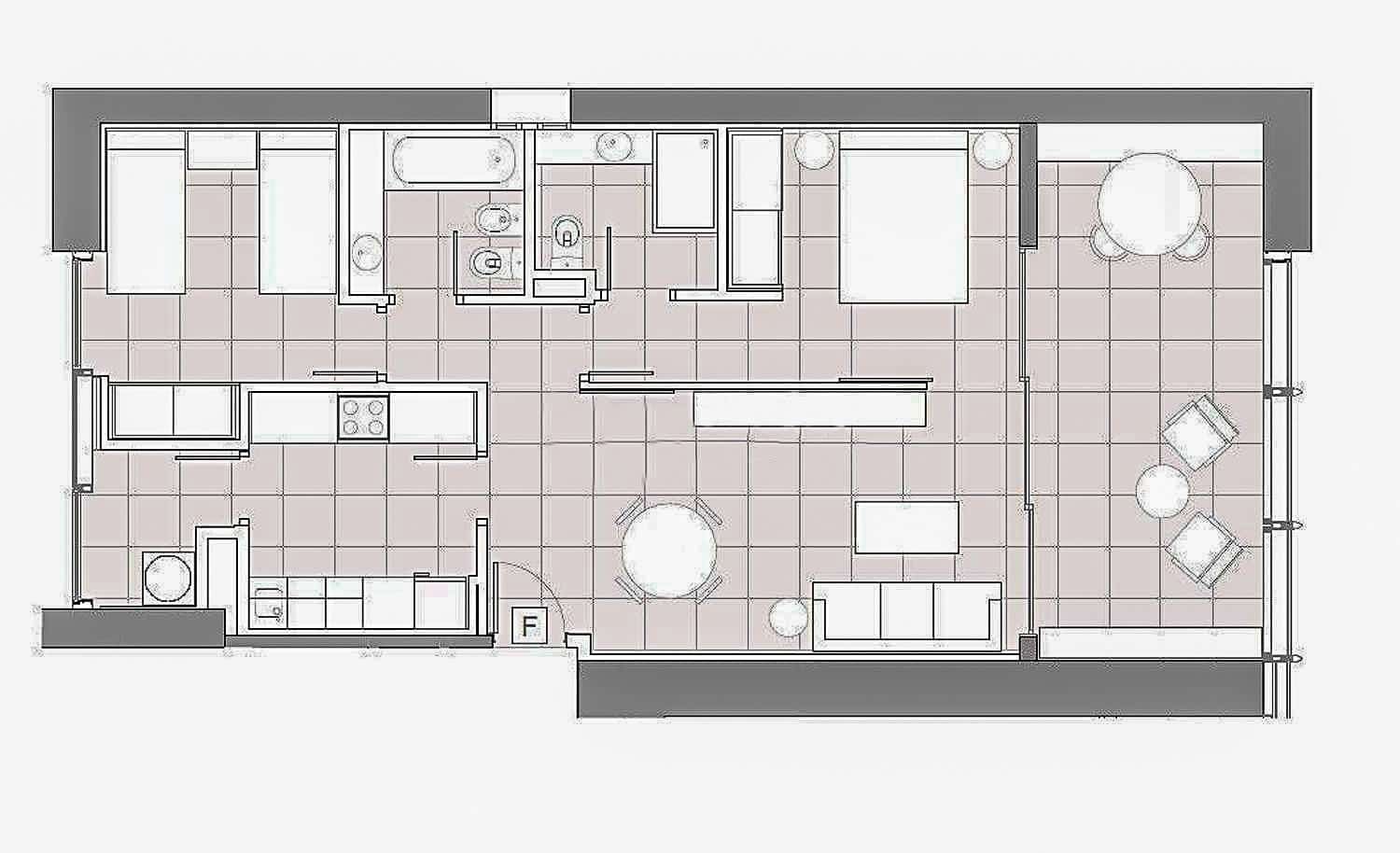 2 sypialnia Apartament na sprzedaż w Benidorm z basenem garażem - 579 000 € (Ref: 9321843)