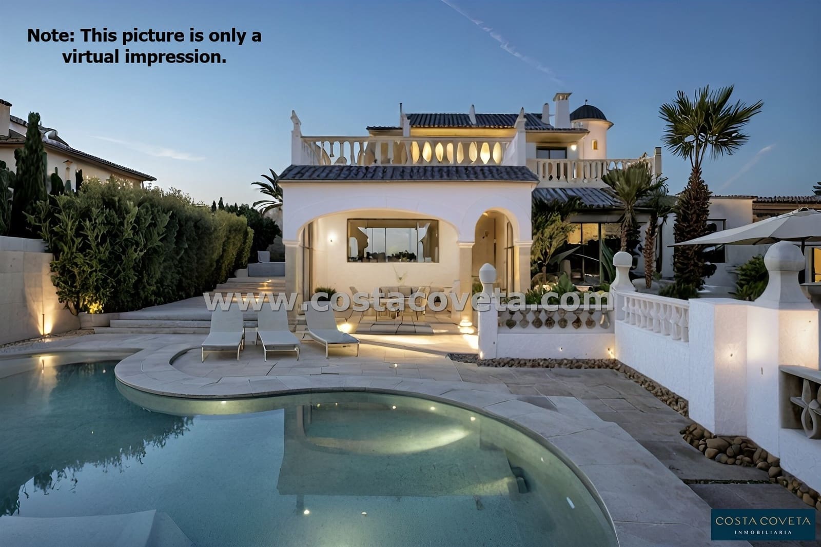 4 bedroom Villa for sale in Coveta Fuma with pool garage - € 1,500,000 (Ref: 9462611)