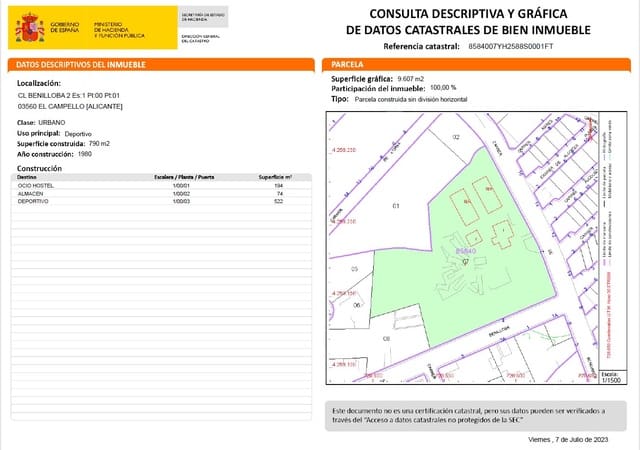 Area Edificabile in vendita in El Campello - 875.000 € (Rif: 9462617)