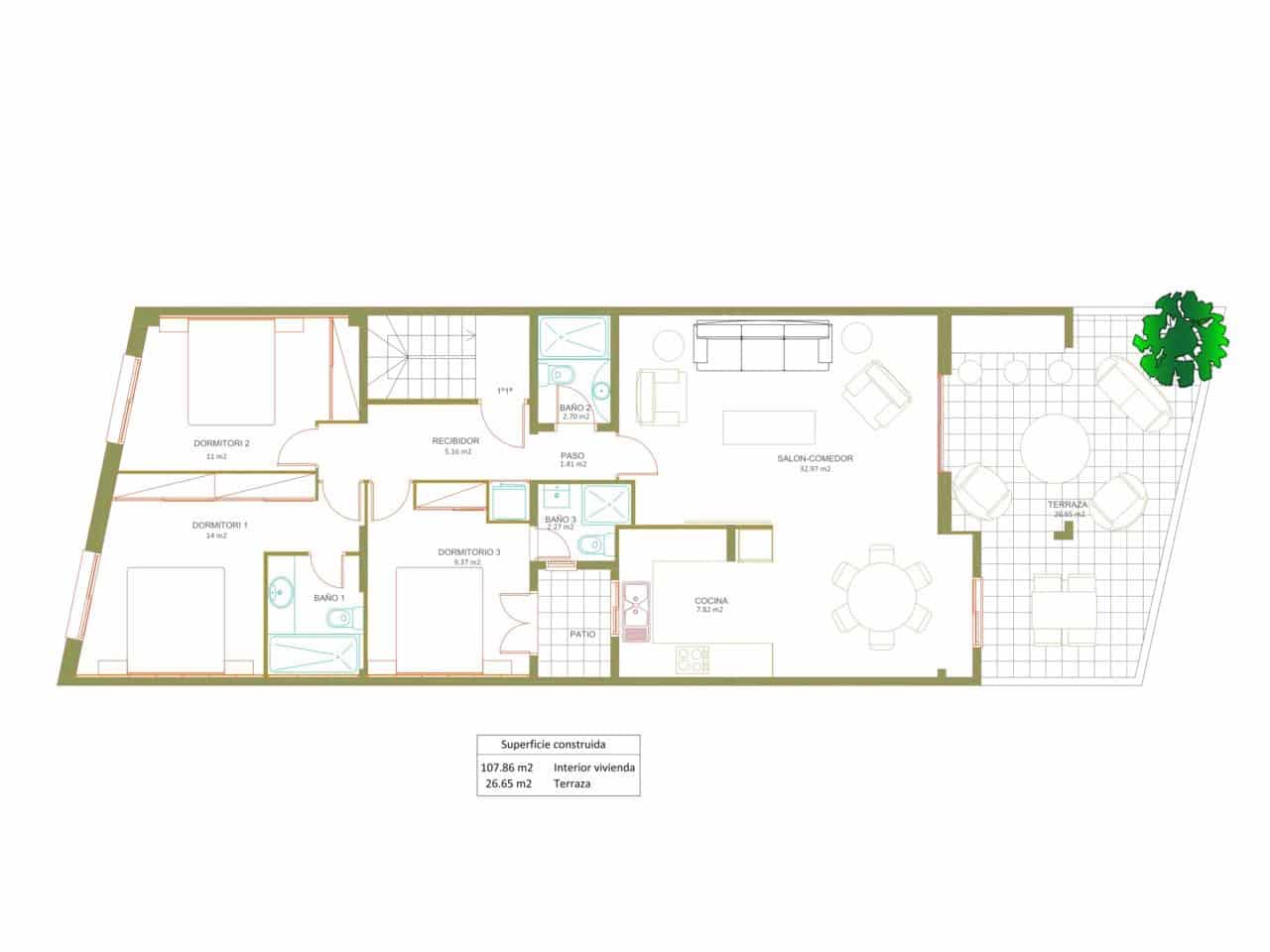 3 chambre Appartement à vendre à Sitges - 775 000 € (Ref: 8201703)