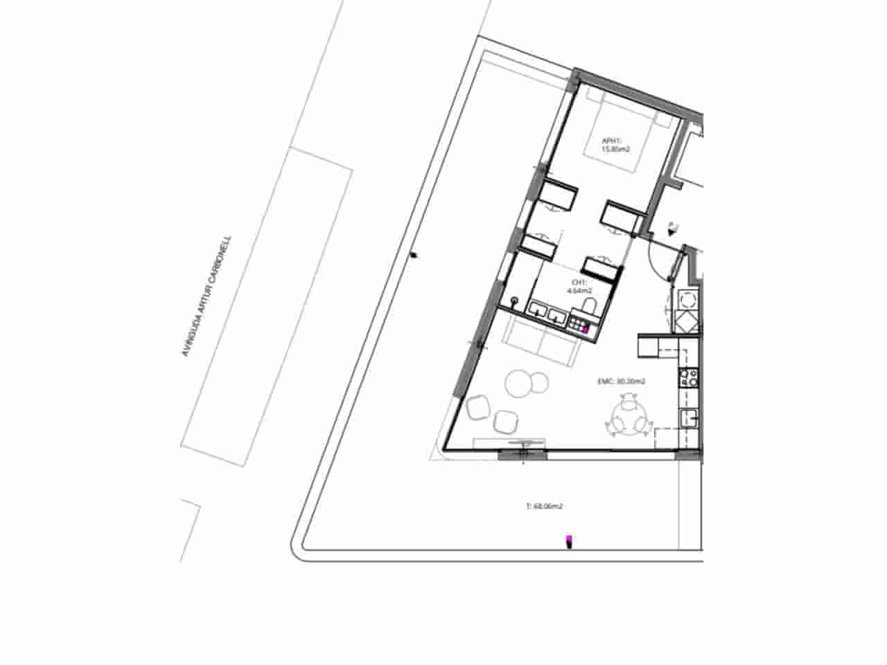 1 bedroom Penthouse for rent in Sitges - € 2,350 (Ref: 9300547)