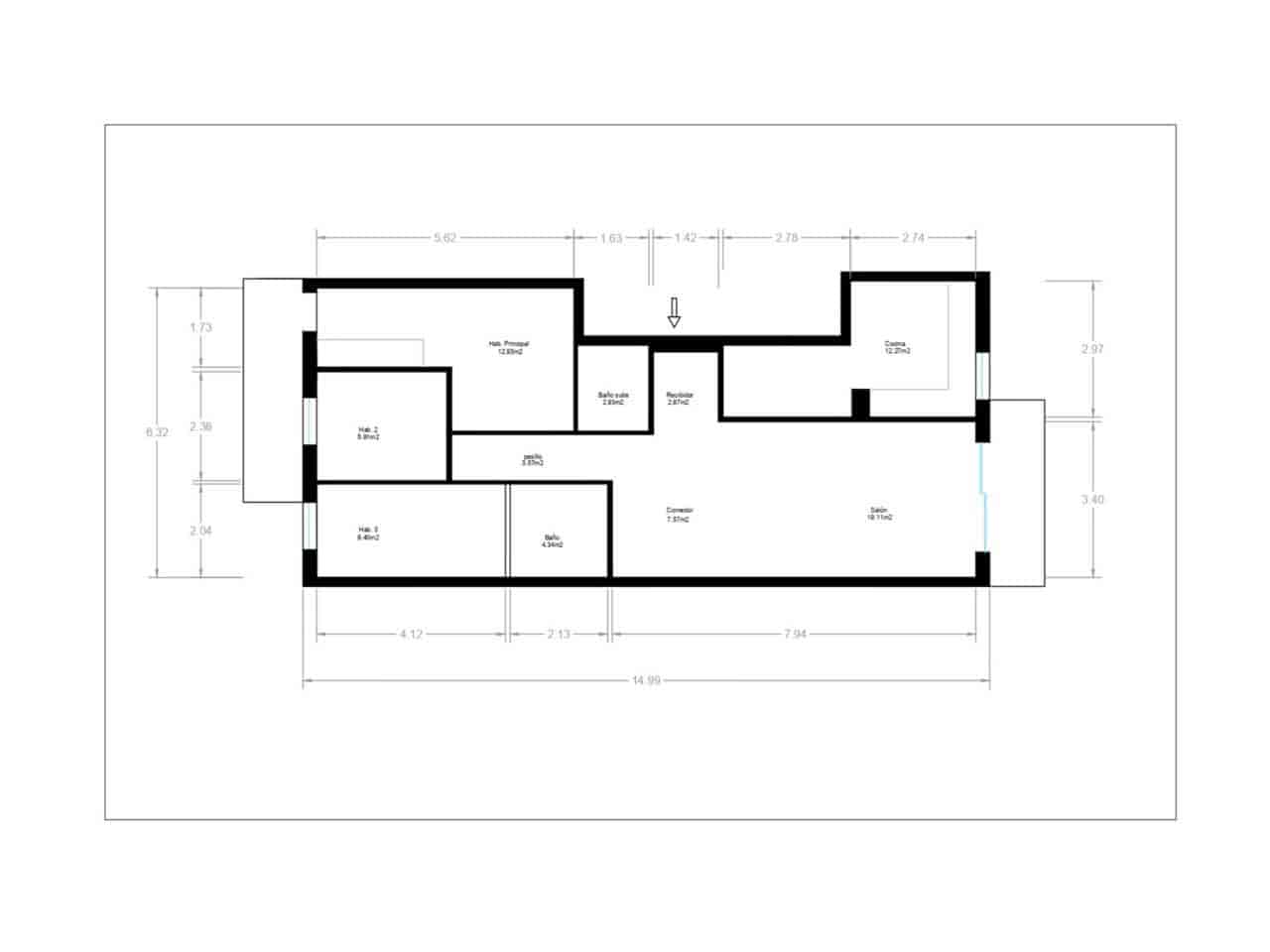 Piso de 3 habitaciones en Sitges en venta - 341.000 € (Ref: 9467747)