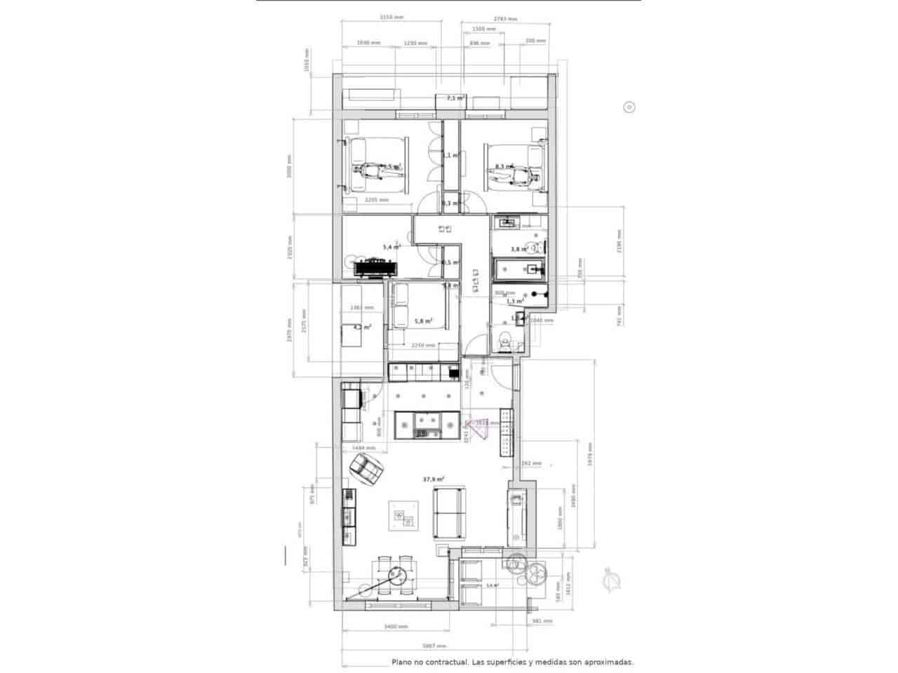 Piso de 4 habitaciones en Sitges en venta con piscina garaje - 760.000 € (Ref: 9790002)