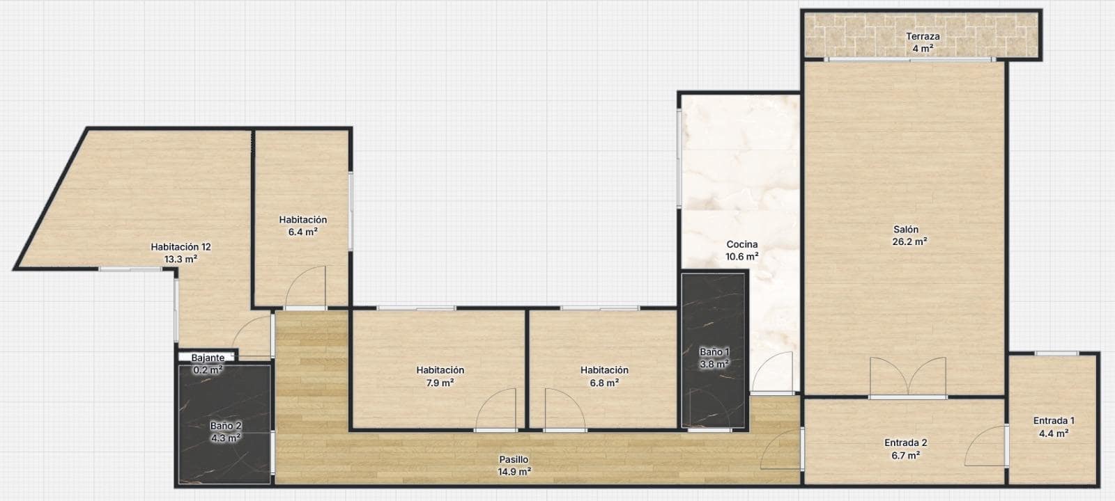 4 camera da letto Appartamento in vendita in Siviglia citta - 456.000 € (Rif: 10027401)