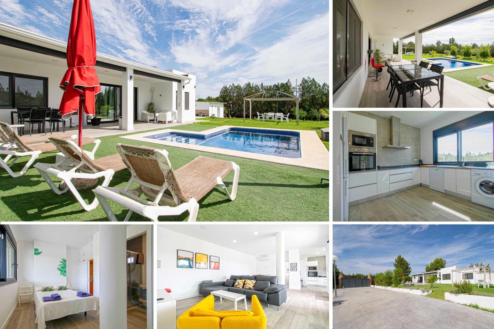 3 sypialnia Willa na sprzedaż w Sanlucar la Mayor z basenem garażem - 325 000 € (Ref: 10147226)