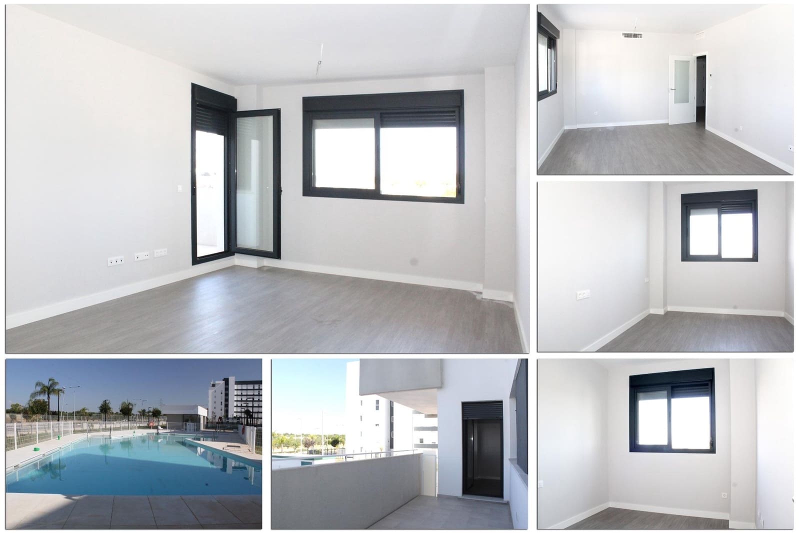 4 slaapkamer Flat te huur in Dos Hermanas met zwembad garage - € 1.300 (Ref: 8193872)