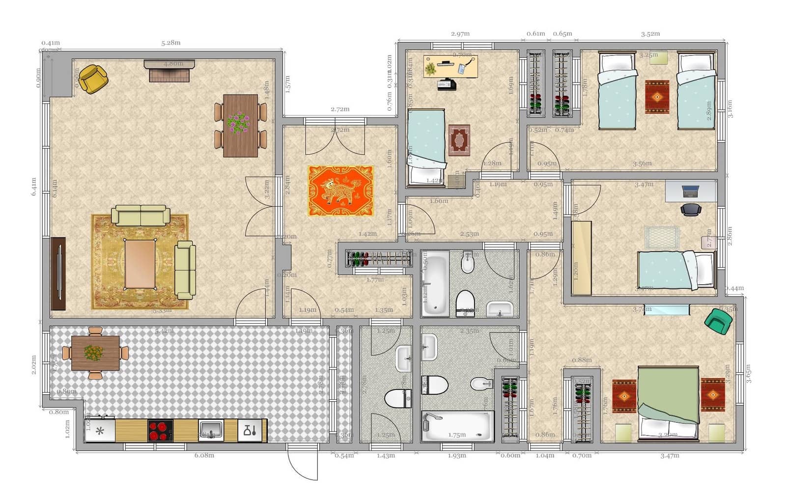 4 sypialnia Willa na sprzedaż w Espartinas z basenem garażem - 412 000 € (Ref: 8477911)