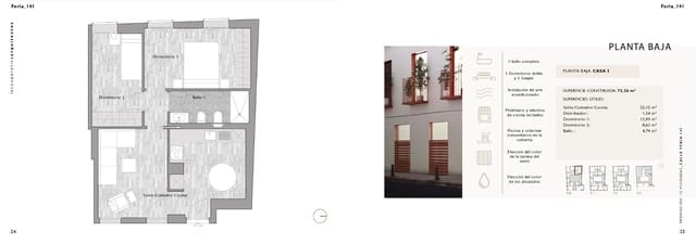 2 quarto Apartamento para venda em Feria, Sevilha cidade com piscina - 338 567 € (Ref: 8597570)