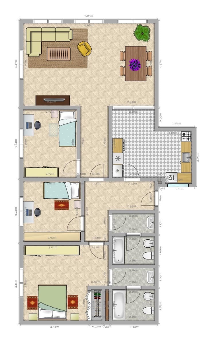 3 soveværelse Lejlighed til salg i Sevilla by med swimmingpool garage - € 398.000 (Ref: 8687687)