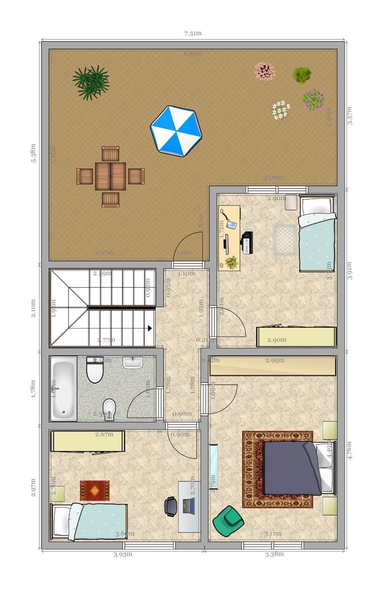 4 soveværelse Byhus til salg i Almonte med garage - € 158.000 (Ref: 8727860)