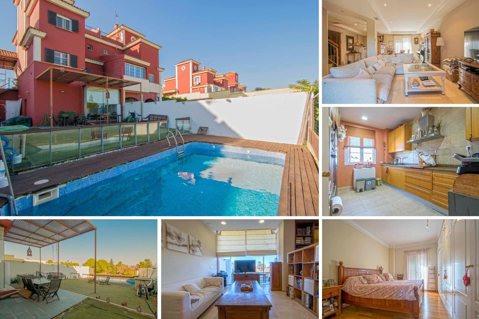 6 soveværelse Semi-Rækkehus til salg i Salteras med swimmingpool - € 319.000 (Ref: 8741600)