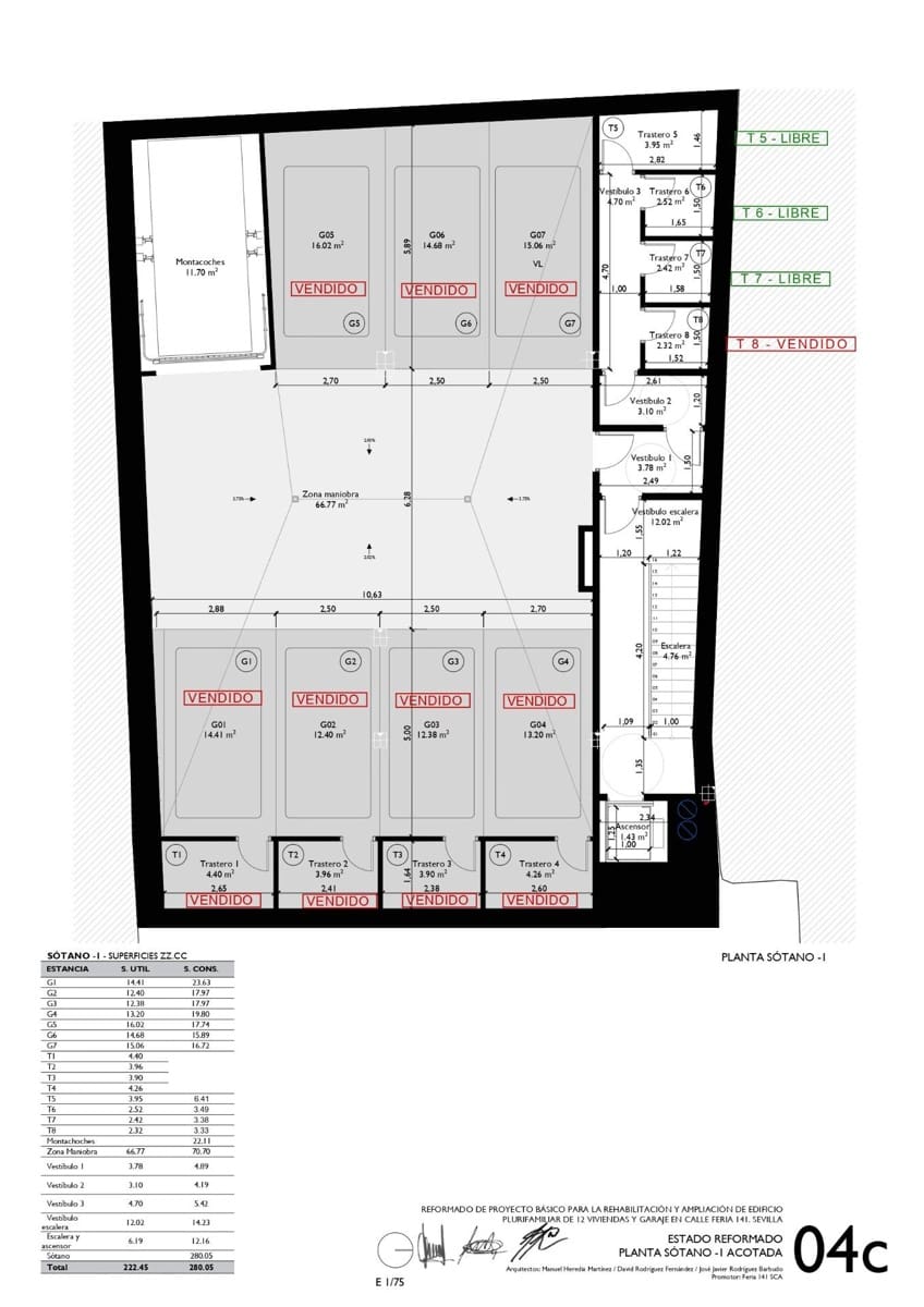 Garage til salg i Sevilla by - € 55.500 (Ref: 8781523)