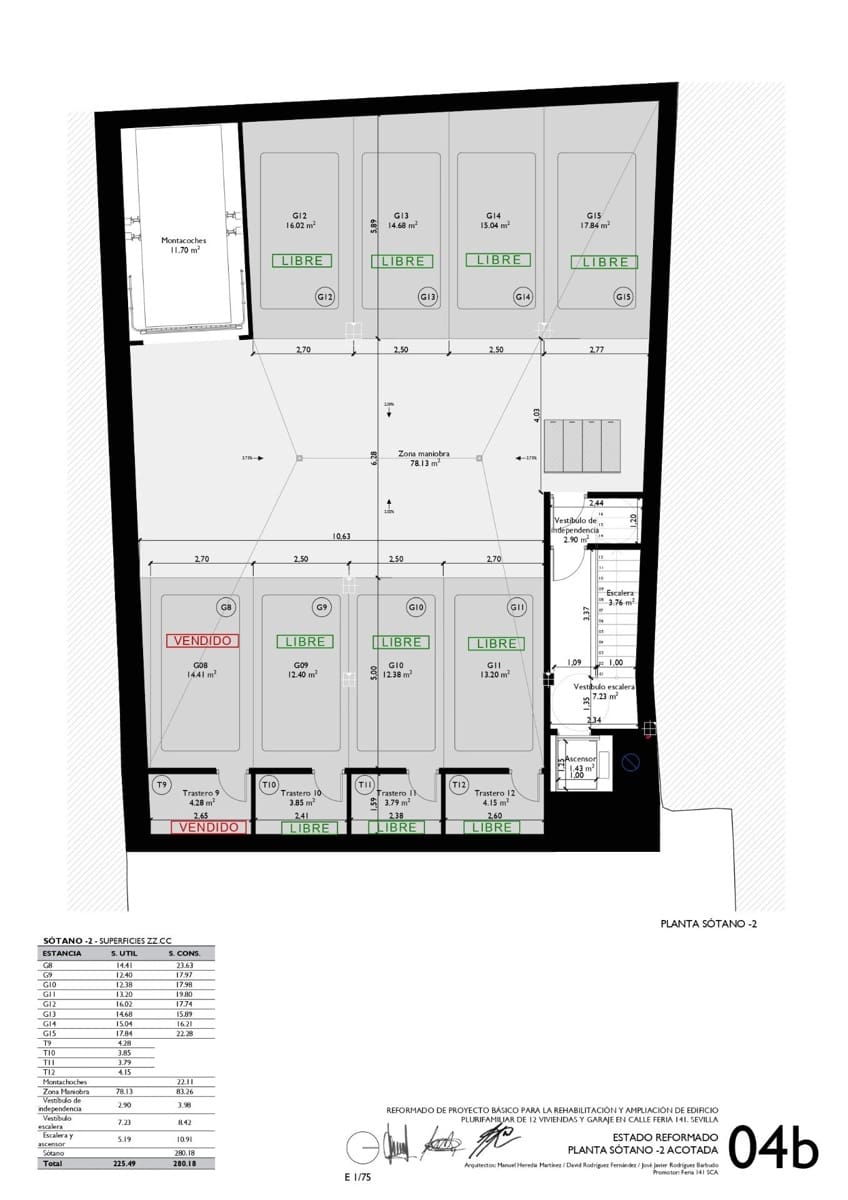 Garage til salg i Sevilla by - € 55.500 (Ref: 8781523)