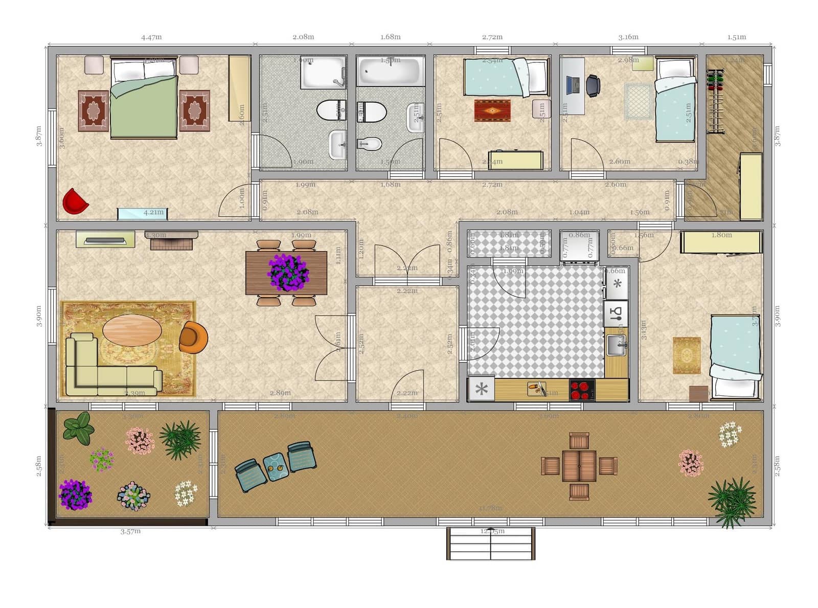 Chalet de 4 habitaciones en Mairena del Alcor en venta con piscina garaje - 325.000 € (Ref: 8884105)