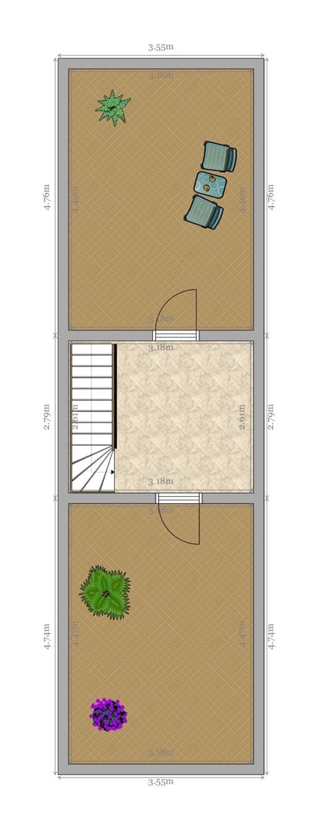 5 soveværelse Rækkehus til salg i Sevilla by med swimmingpool garage - € 499.000 (Ref: 8923982)