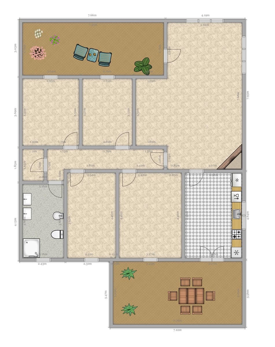 4 slaapkamer Villa te koop in Carmona met zwembad - € 240.000 (Ref: 9036671)