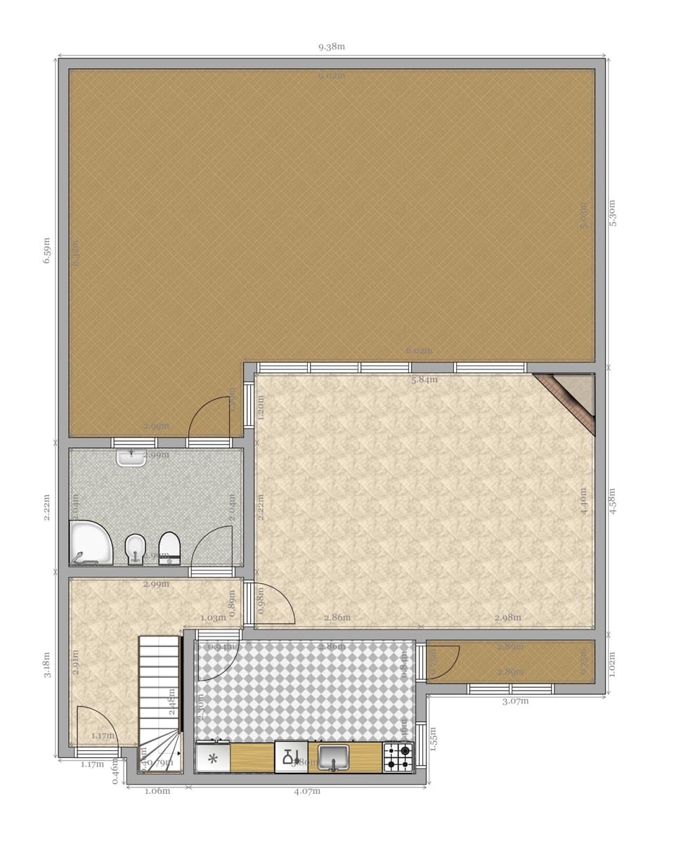 3 soveværelse Lejlighed til salg i Sevilla by med garage - € 530.000 (Ref: 9078012)