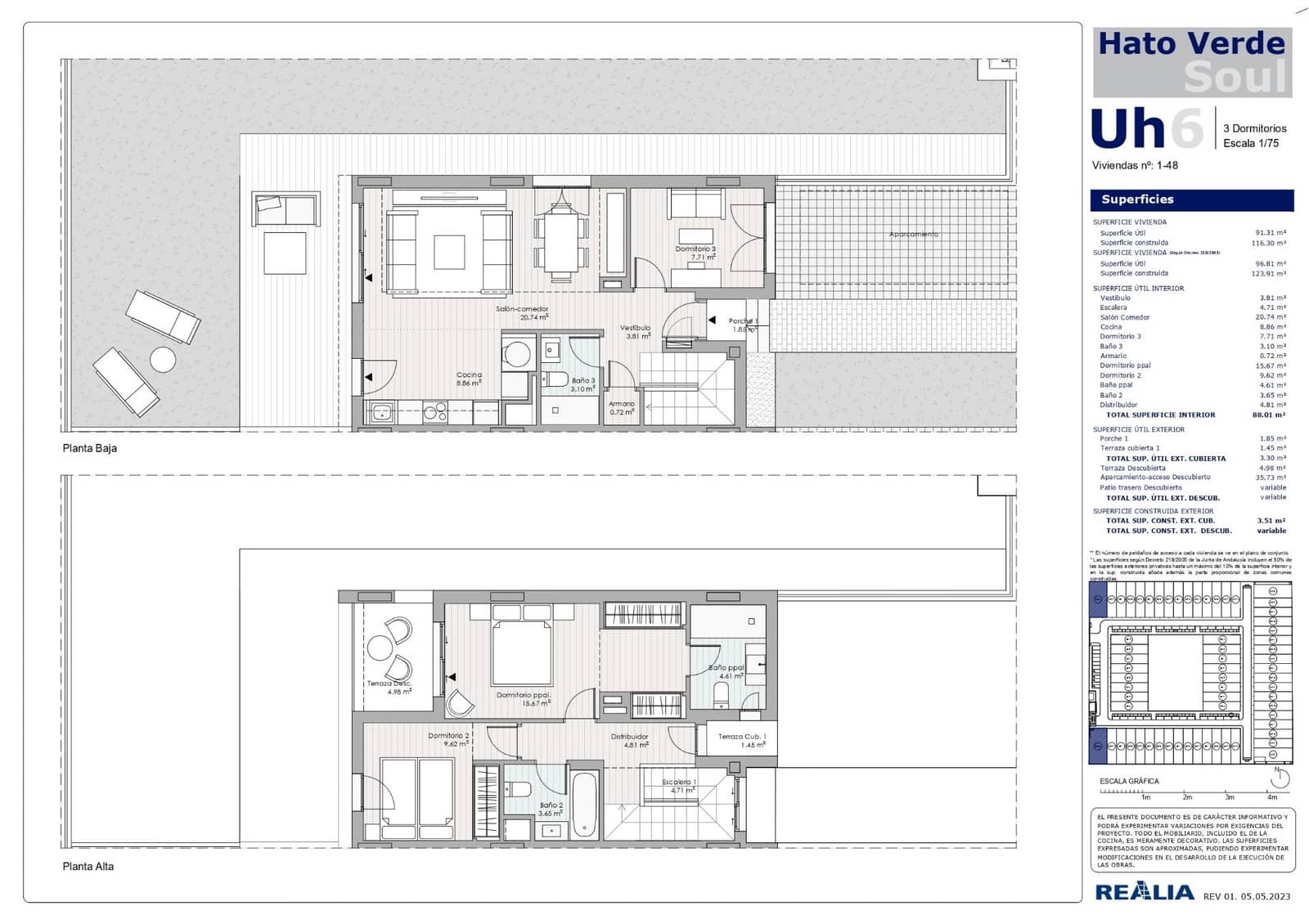 3 soveværelse Rækkehus til salg i Las Pajanosas med swimmingpool - € 232.000 (Ref: 9085342)