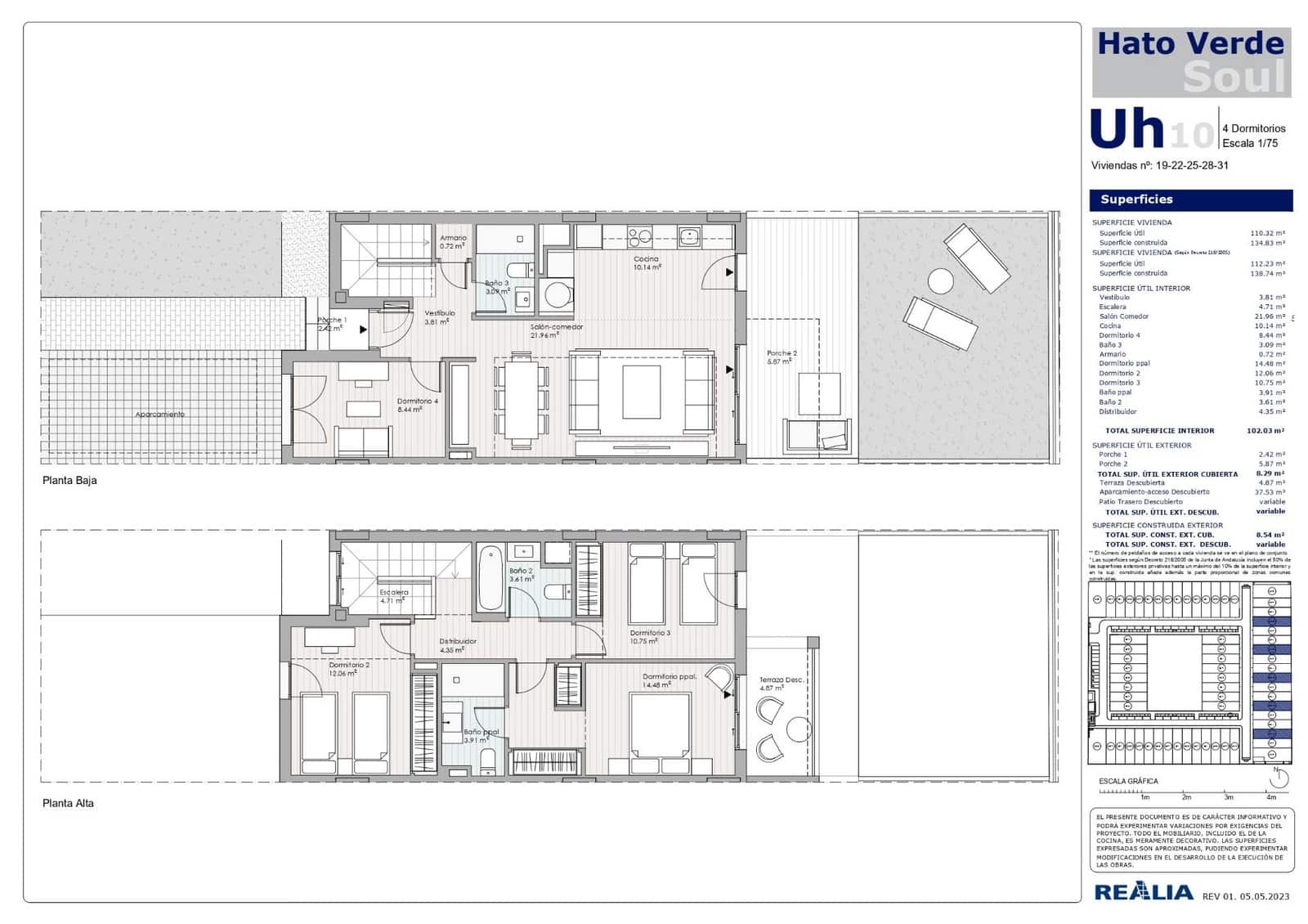 3 soveværelse Rækkehus til salg i Las Pajanosas med swimmingpool - € 232.000 (Ref: 9085342)