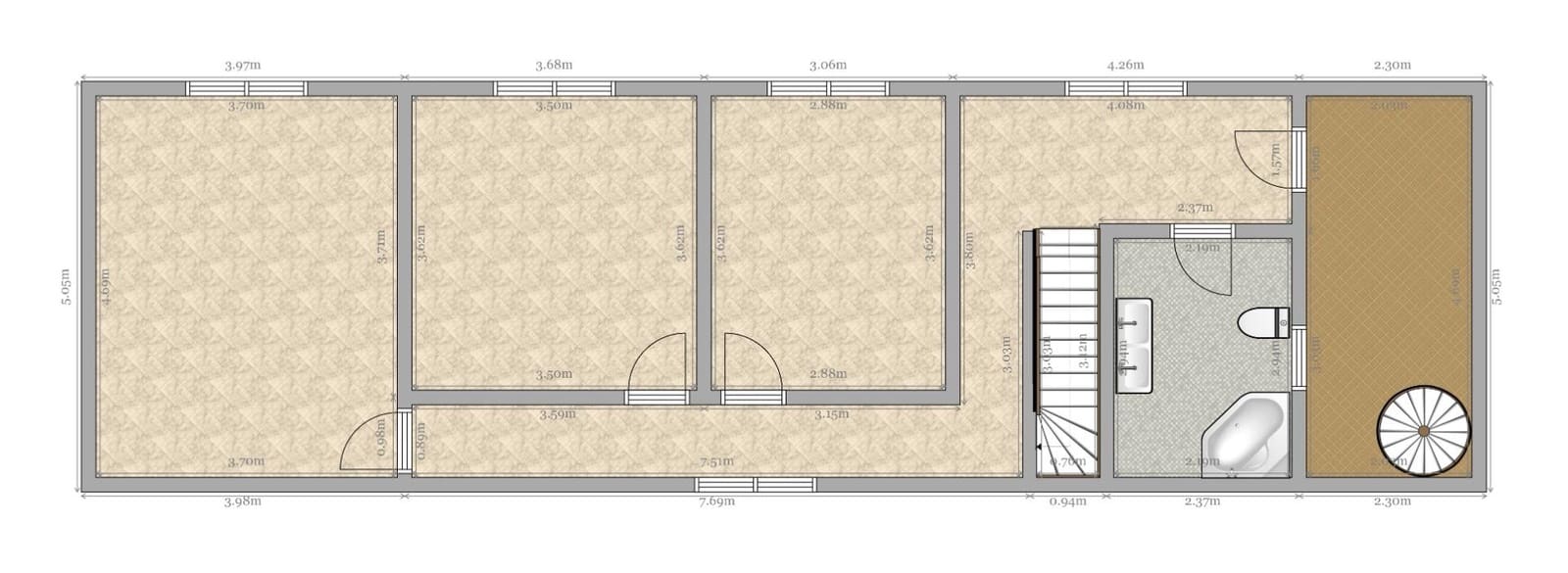 4 soveværelse Semi-Rækkehus til salg i Los Palacios y Villafranca - € 187.000 (Ref: 9095318)