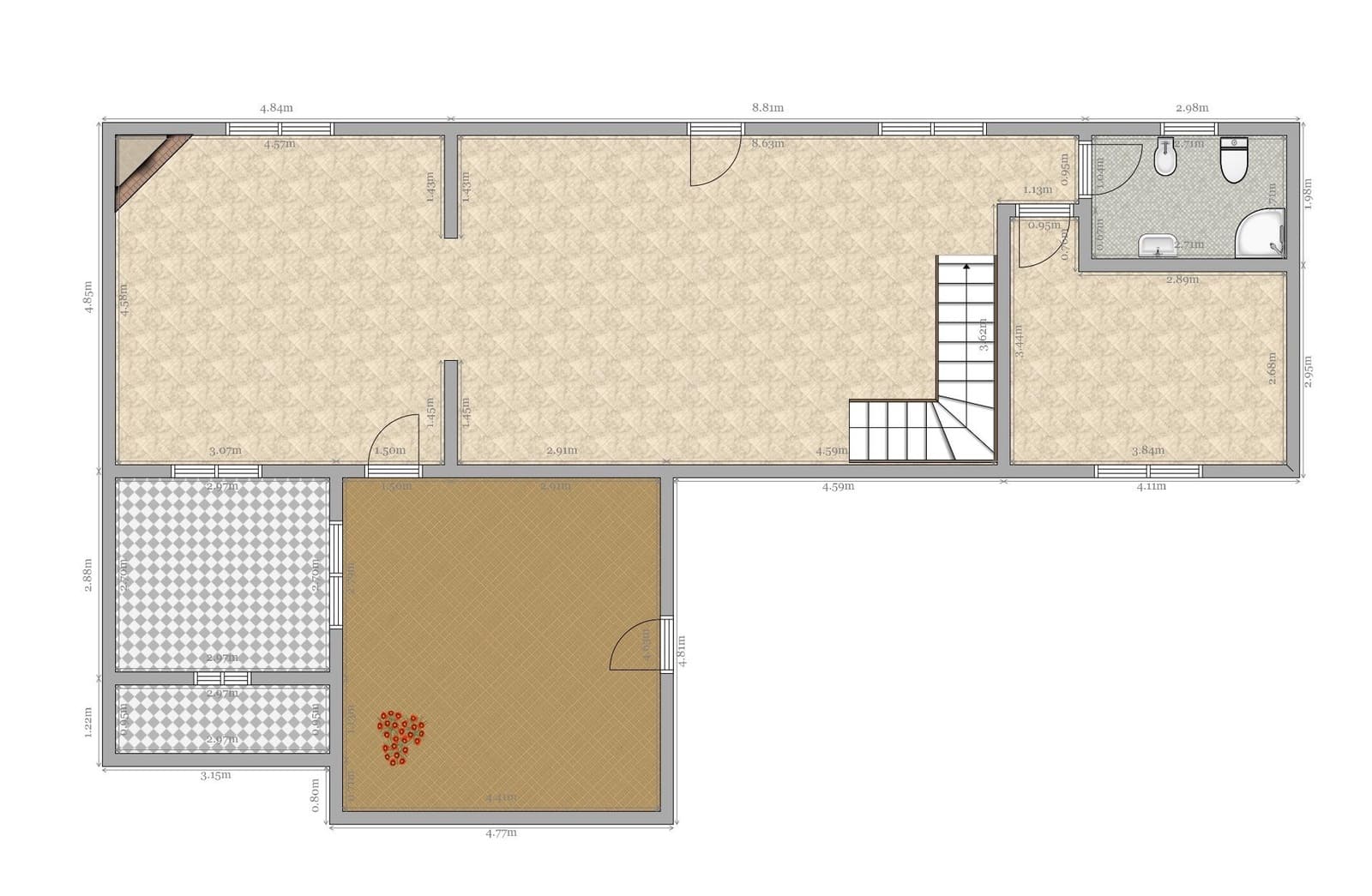 4 soveværelse Semi-Rækkehus til salg i Los Palacios y Villafranca - € 187.000 (Ref: 9095318)