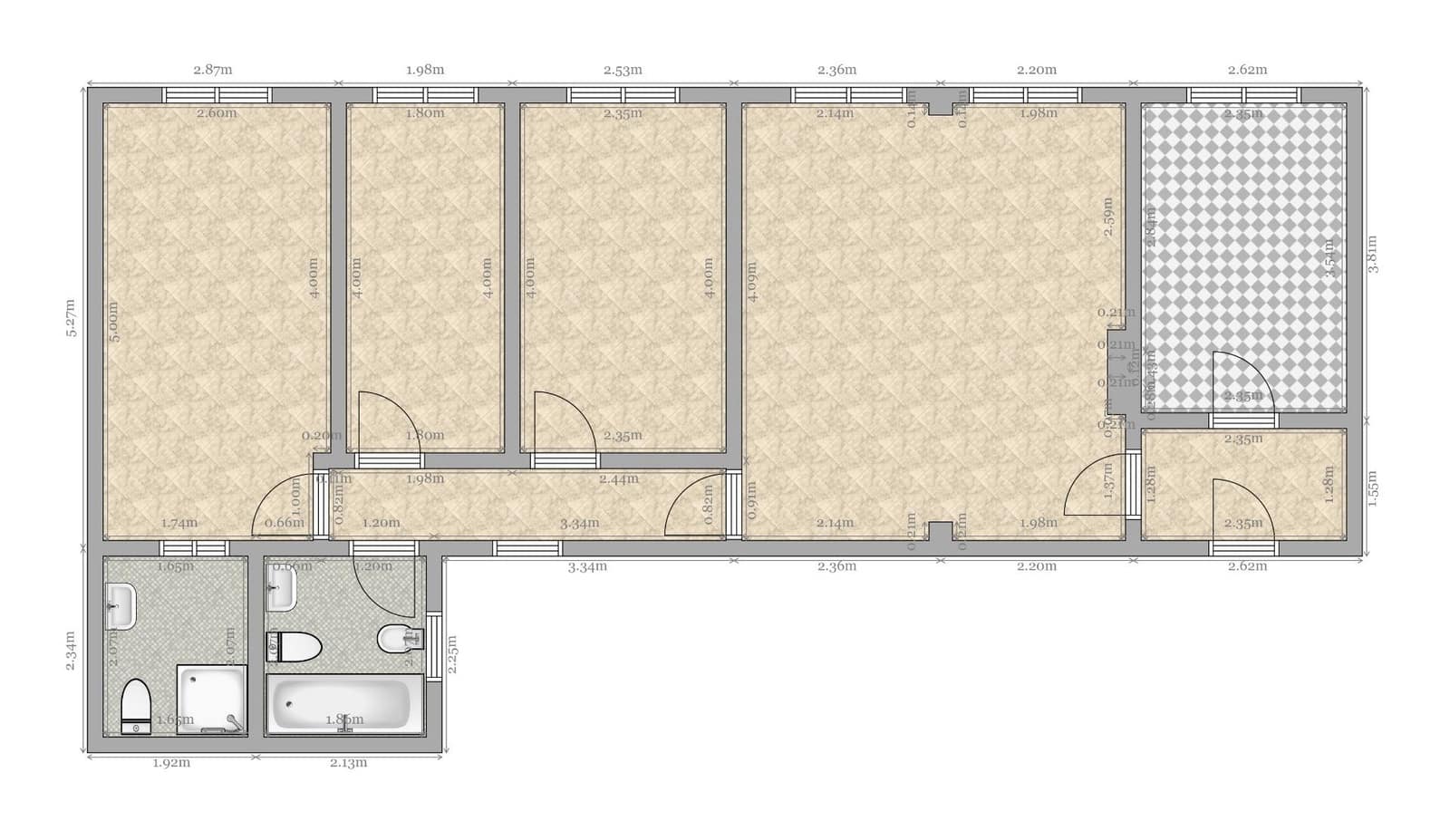 3 soveværelse Lejlighed til salg i Sevilla by med garage - € 225.334 (Ref: 9141651)