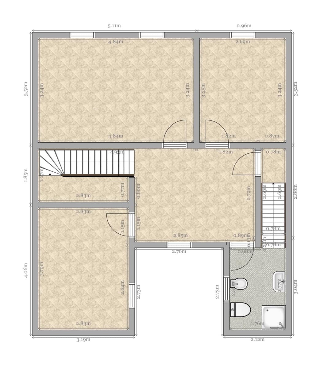 5 soveværelse Byhus til salg i Sevilla by - € 495.000 (Ref: 9181097)