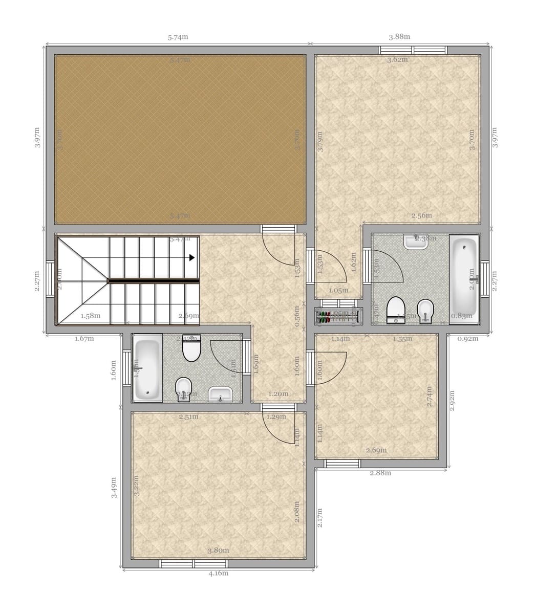 5 sypialnia Willa na sprzedaż w Almensilla z basenem - 315 000 € (Ref: 9215115)
